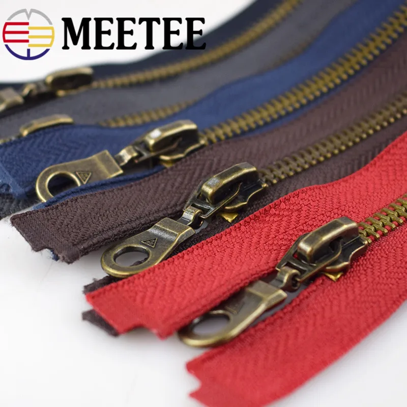 Meetee 1 шт. 70 см 5 # бронзовая металлическая молния сделай сам швейная кожаная куртка