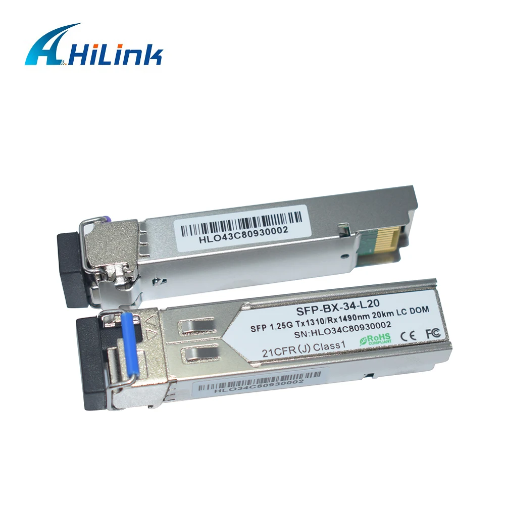 

Free shipping! Fiber Optical Transceiver/Module 1.25G SFP BiDi 20km 1310/1490nm LC Bidi SFP