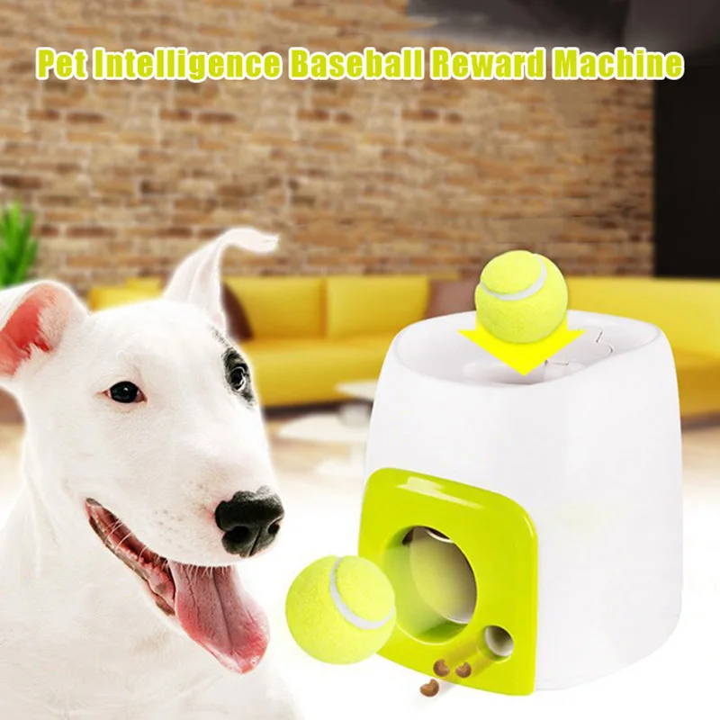 

Dog Ball Launcher Toys Automatic Ball Throwing Machine IQ Training Game for Puppy with Tennis 2019ing