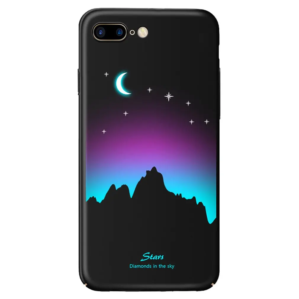 

Creative Luminous Mobile Phone Protection Glass Case For Iphone7plus/8plus