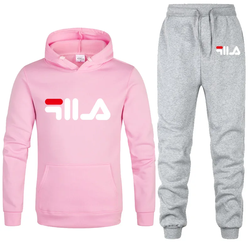 

New Women Sets Two-piece Set Hoodie+Pants Fleece Autumn Winter Tracksuit Women Printed Sweatshirt Sets Tracksuit Men/Women