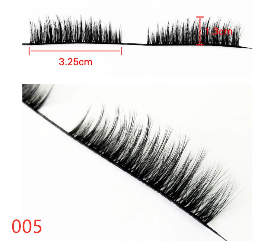 10 пар нижних ресниц полупродукт ресницы faux clils естественное наращивание ресниц