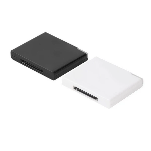 DHL 100 шт. Изысканный Bluetooth Музыка Аудио 30 Pin приемник адаптер для iPhone док-станция
