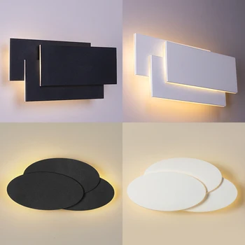 

12W Square Modern LED Wall Lights Clouds Wall Lamps Bedroom Study Room Foyer Acrylic & Aluminum Home Decoration Sconce light