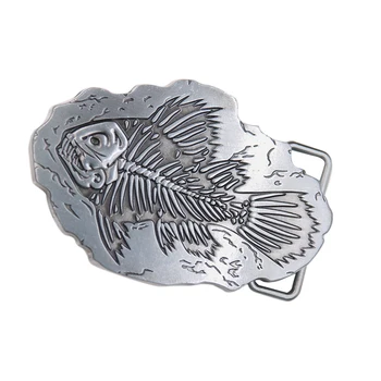 

Animal Fish Belt Buckles for Mens Western Cowboy and Cowgirl Silver Buckles for Belts High Quality Jeans Belt Accessories