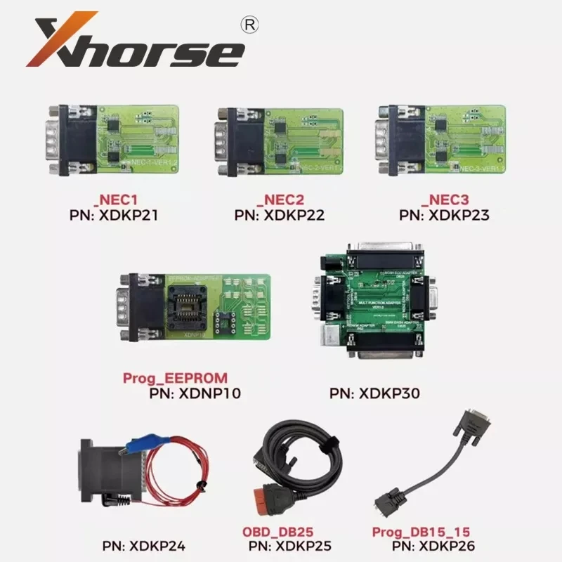 Адаптеры XHORSE для Benz NEC/для KIA OBD-коннектора/OBD-DB25 MCU 9s12xE провод VVDI KEY TOOL PLUS Pad Auto Key