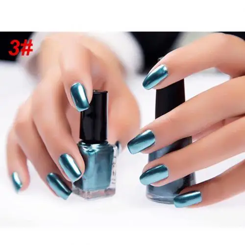 3 Mirror Ghost Blue Горячий 6 мл металлический зеркальный эффект маникюрная пилка искусство лак наклейка - Цвет: 3 Mirror Ghost Blue