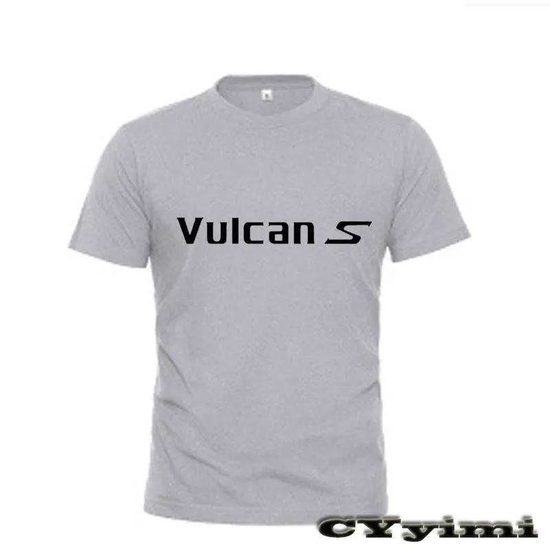 Dla KAWASAKI VN 650 VULCAN S VN650 VULCAN T Shirt mężczyźni nowe LOGO T-shirt 100% bawełna lato krótki rękaw okrągły dekolt Tees mężczyzna