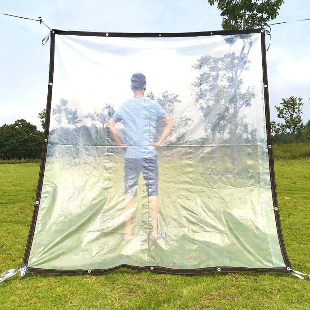 

Plastic Thicken Transparent Waterproof Film Cover Garden Plant Shade Shelter