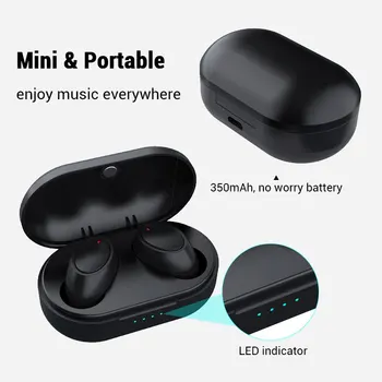 

F2 TWS Bluetooth Earphones Waterproof Touch control Wireless Bluetooth Headphones HD Stereo Noise Cancelling Gaming Headset