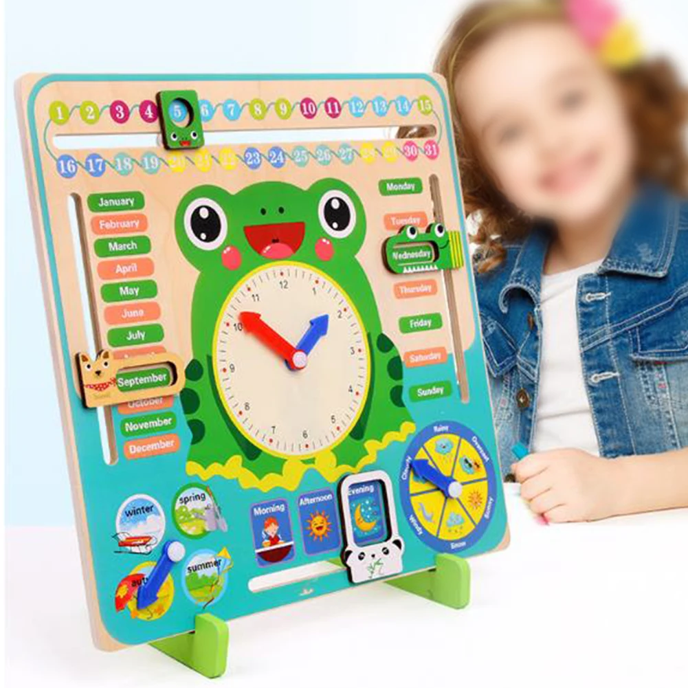 Обучающая развивающая познавательная деревянная игра Боулинг для раннего детского развития игрушка мультяшная форма Домашний детский сад фаски для детей календарь часы