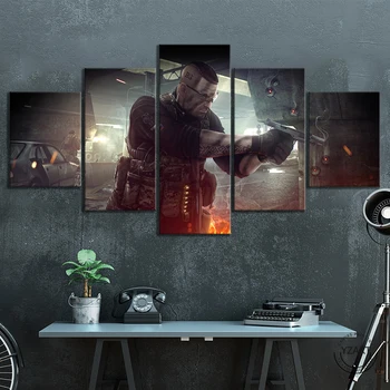 5 قطعة لعبة فيديو ملصق الهروب من tarkov ألعاب الفن طباعة طلاء جدران ل ديكور غرفة نوم