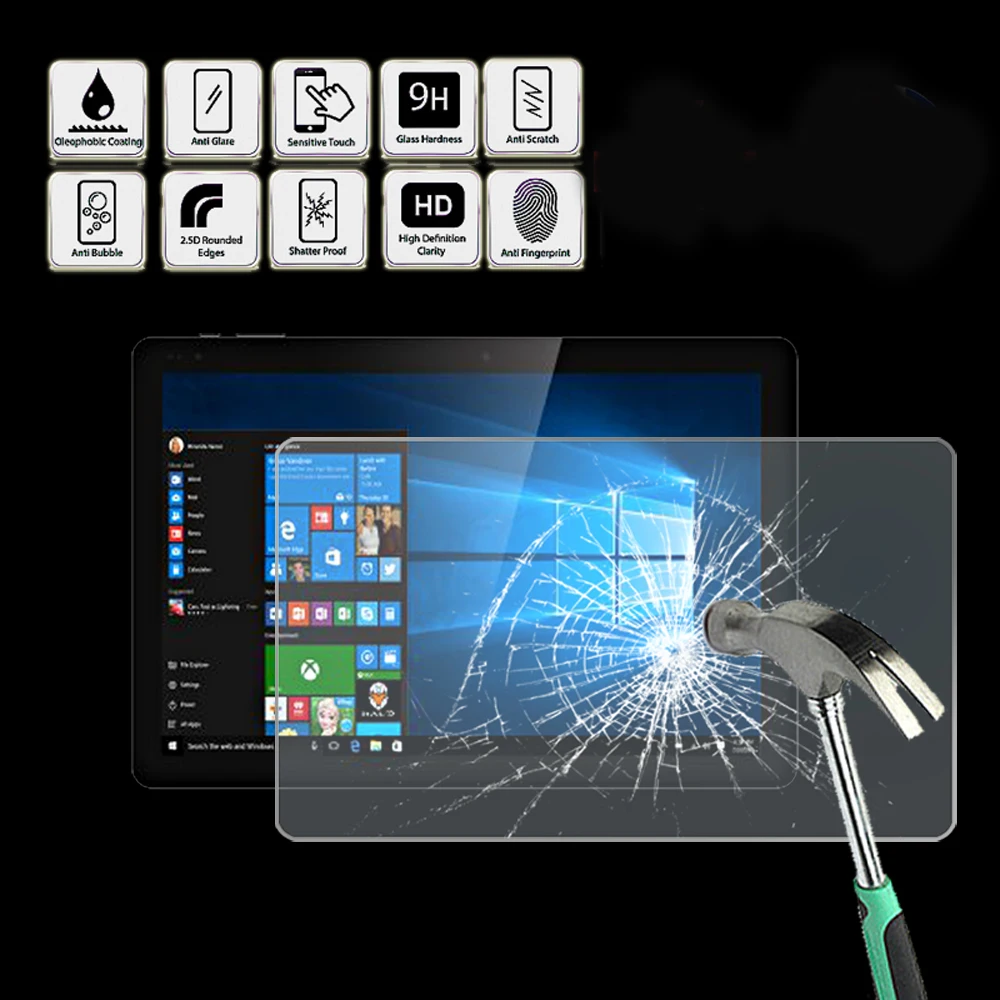 

Tablet Tempered Glass Screen Protector Cover for Chuwi HI10 Pro - Ultra-thin Screen Film Protector Guard Cover