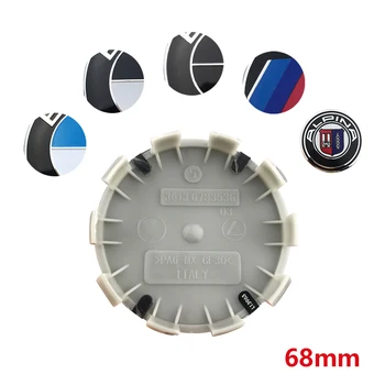 

4pcs 68mm white blue10 pin Car Wheel Center Hub caps Rim Caps Covers Emblem Badge for BMW 1 3 5 7 X3 X5 M3 M5 36136783536