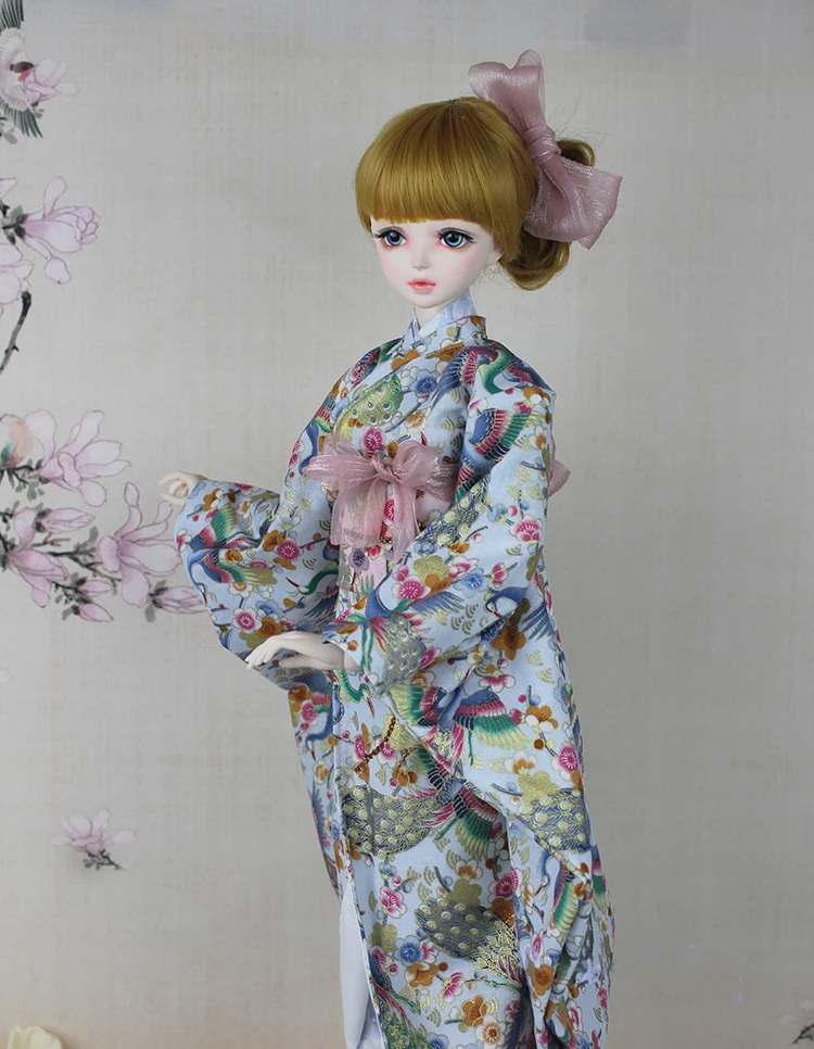 BJD SD Одежда для кукол наряд платье-кимоно для 1/3/1/4 1/6 BJD кукла Косплэй костюм