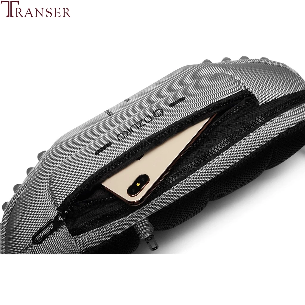 Transer сумка на плечо для мужчин usb зарядка Противоугонная дорожная нагрудная сумка повседневные водонепроницаемые диагональные сумки упаковка корейские сумки для гарнитур