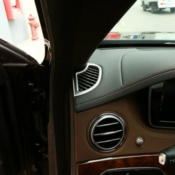 

2pcs Decoration Trim 2pc Dashboard For Mercedes Benz S Class W222 14-16