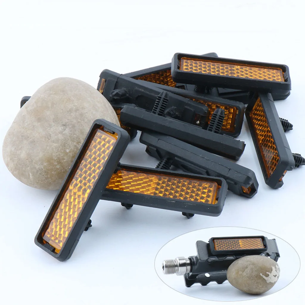 10Pcs Bicycle Pedal Reflector Safety Night Cycling Reflective Bike Accessories