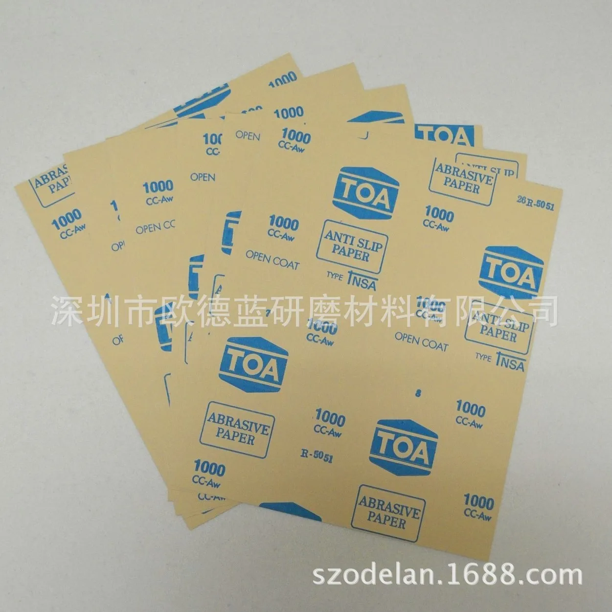 Оригинальные импортные из Таиланда Toa наждачная бумага 120#-1000# Сухая шлифовальная наждачная бумага