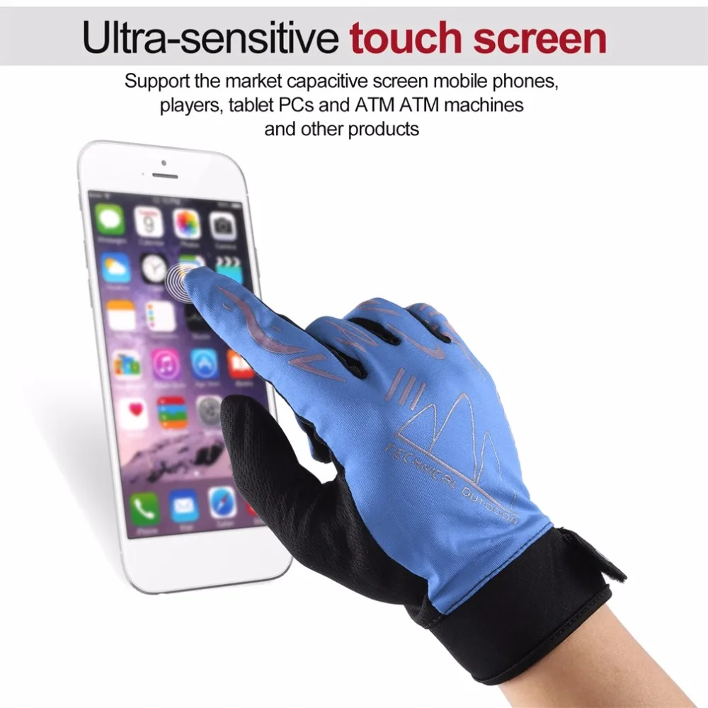 OUTAD Для мужчин/Для женщин на открытом воздухе полный палец перчатки Велоспорт перчатки горный велосипед перчатки шоссейные велосипеды перчатки