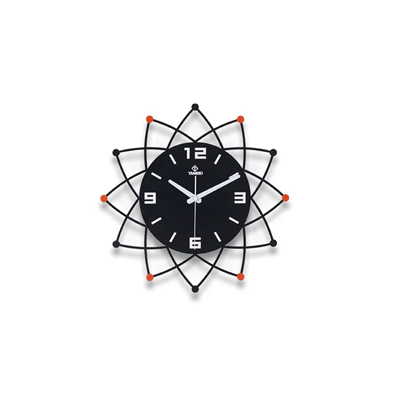 Clock Акриловые светящиеся настенные часы Современный Креативный дизайн для гостиной спальни Европа horloge домашние декоративные кварцевые игольчатые часы - Цвет: Clock