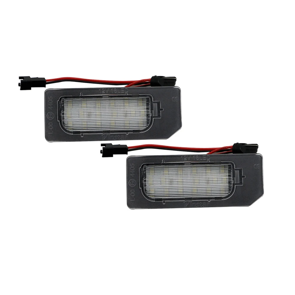 2x 18 SMD LED Number License Plate Lights For Renault Megane MK2 MK3