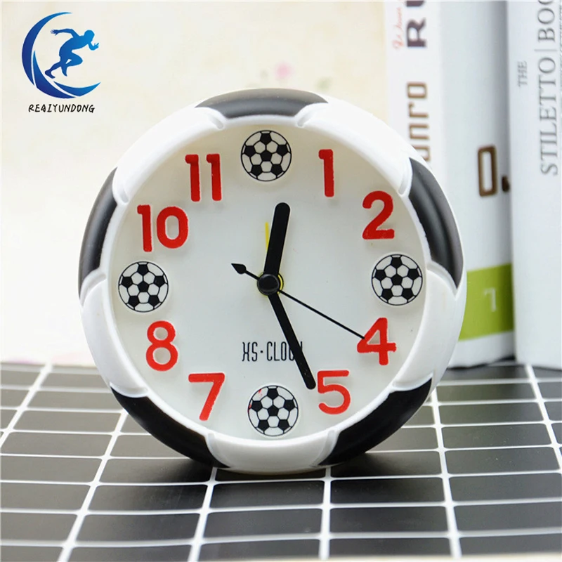 

Football Soccer Ball Alarm Clock Club Decoration Alarm Clock Digital Pointer World Cup Gift Football Ball Shaped Sports Desktop