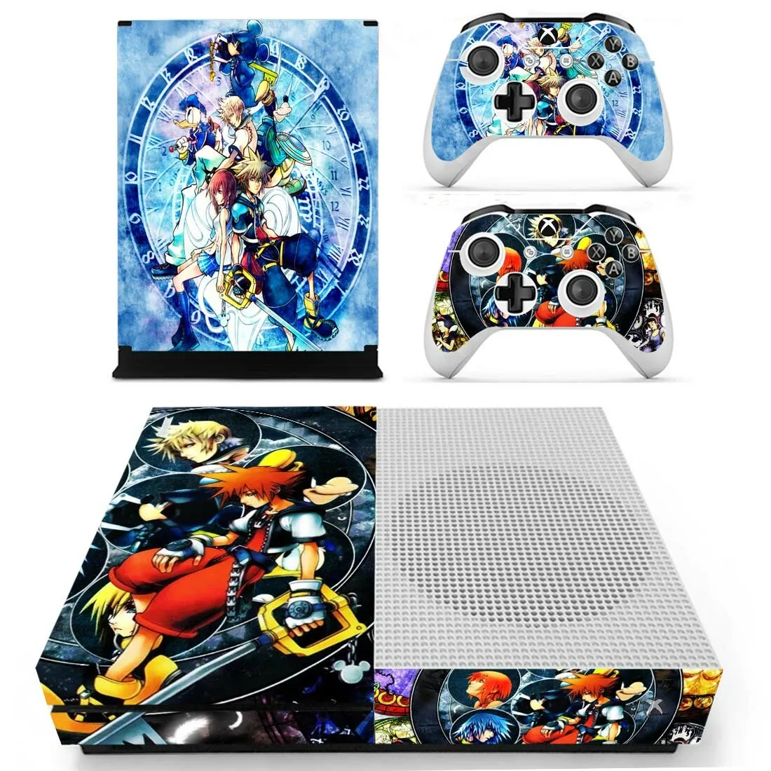 Наклейка на кожу Kingdom Hearts для Xbox One S консоли и Kinect и контроллеров для Xbox One тонкая виниловая наклейка на кожу