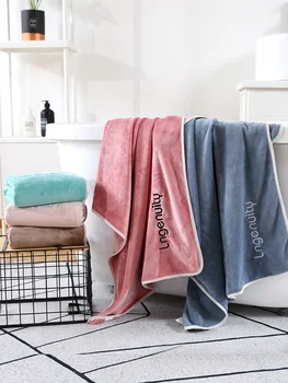 

2 Pcs Japanese Cotton Bath Towel Solid Absorbent High Quality Adults Bath Towel Toalha De Praia Japanese Bathroom Towel MM60YJ