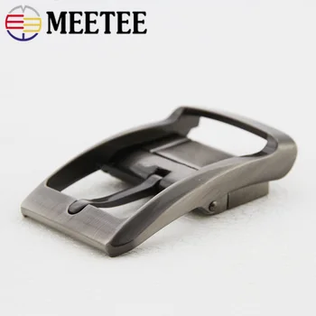 

Meetee 35mm Rotary Tail Clip Pin Buckle Belt Buckle Metal Fashion Mens Jeans Accessories DIY Leather Craft Hardware