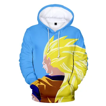 

Dragon Ball Z DRAGON BALL Vegeta Goku 3D Outwear Harajuku hoodies Sword Art Cool Tokyo Ghoul Parent-child Hoodies Sweatshirt