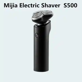 

Men's Electric Shaver Rechargeable Flexible Shaver 3 Heads Wet Dry Shaving Machine Beard Trimmer Washable Double Blade