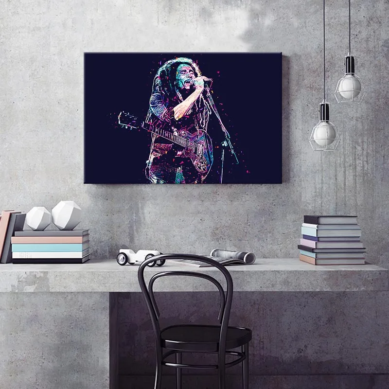 Affiche sur toile Bob Marley en concert – Image 3