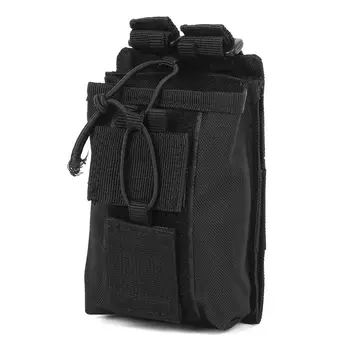 

vertex battery for walkie talkies Nylon Waterproof Tactic Military Two-Way Radio Case Double Protective Cover Bag for Molle new