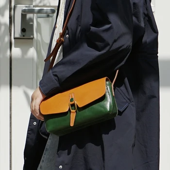 

Small Bags for Women 2020 Messenger Bags Leather Female Newarrive Sweet Shoulder Bag Vintage Cow Leather Handbags Bolsa Feminina