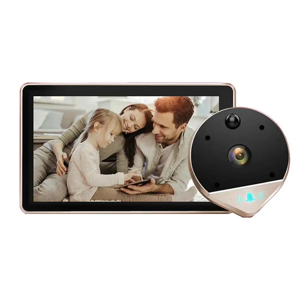 

2019 New Arrival 1080P Digital Peephole Viewer Home Security Doorbell Support max 32GB 170 Viewing Angle Motion Detection