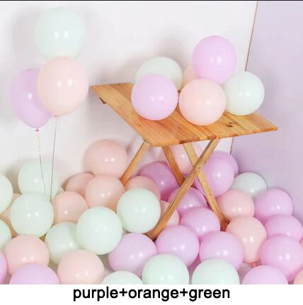 20pcs10inch macaron Первый с днем рождения воздушный шар баннер мой 1-й 1 один год вечерние украшения из фольги занавес дети мальчик девочка взрослый гирлянда поставки - Цвет: 20pcs10inch macaron