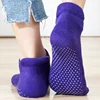 High Quality Women's Yoga Socks Fitness Pilates Socks Non-Skid  Dance Socks Breathable Cotton Socks Towel Bottom Customized
