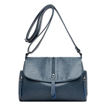 

2020 New Soft Leather Shoulder Crossbody Bags For Women Hobos Bag Lady Genuine Leather Women's Handbags Bolsas Feminina