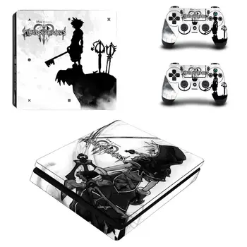 

Kingdom Hearts 3 Full Cover PS4 Slim Stickers Play station 4 Skin Sticker For PlayStation 4 PS4 Slim Console & Controller Skins