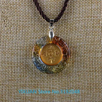 

Six words jinyan pendant glaze six words Ming jinx body protection charm vajra pestle magic guanyin body protection mantra