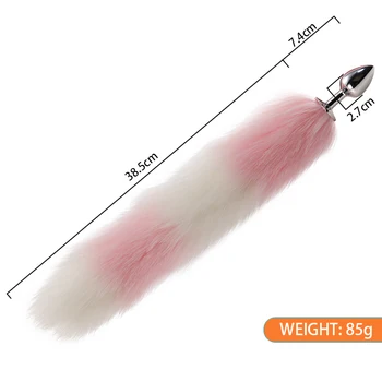 Anal Toys Tail Plug In The Ass Metal Butt Plug For Women Fox Tail Erotic Sex Shop Anal Dilator Buttplug Adults Goods For Couples 6