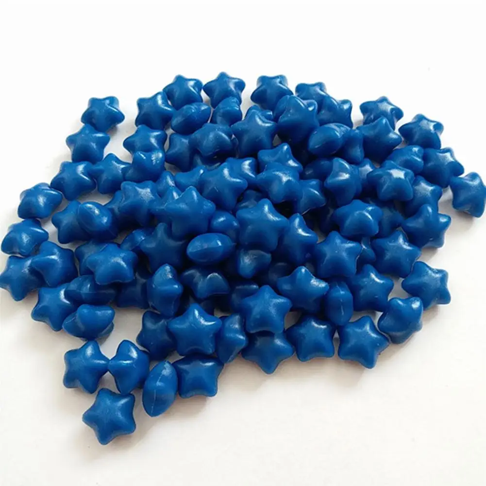 Dark blue 100 шт./компл. Star Форма восковых бусин гранулированный зерна сургучная печать воск для свадьбы конверт пригласительная открытка - Цвет: Dark blue