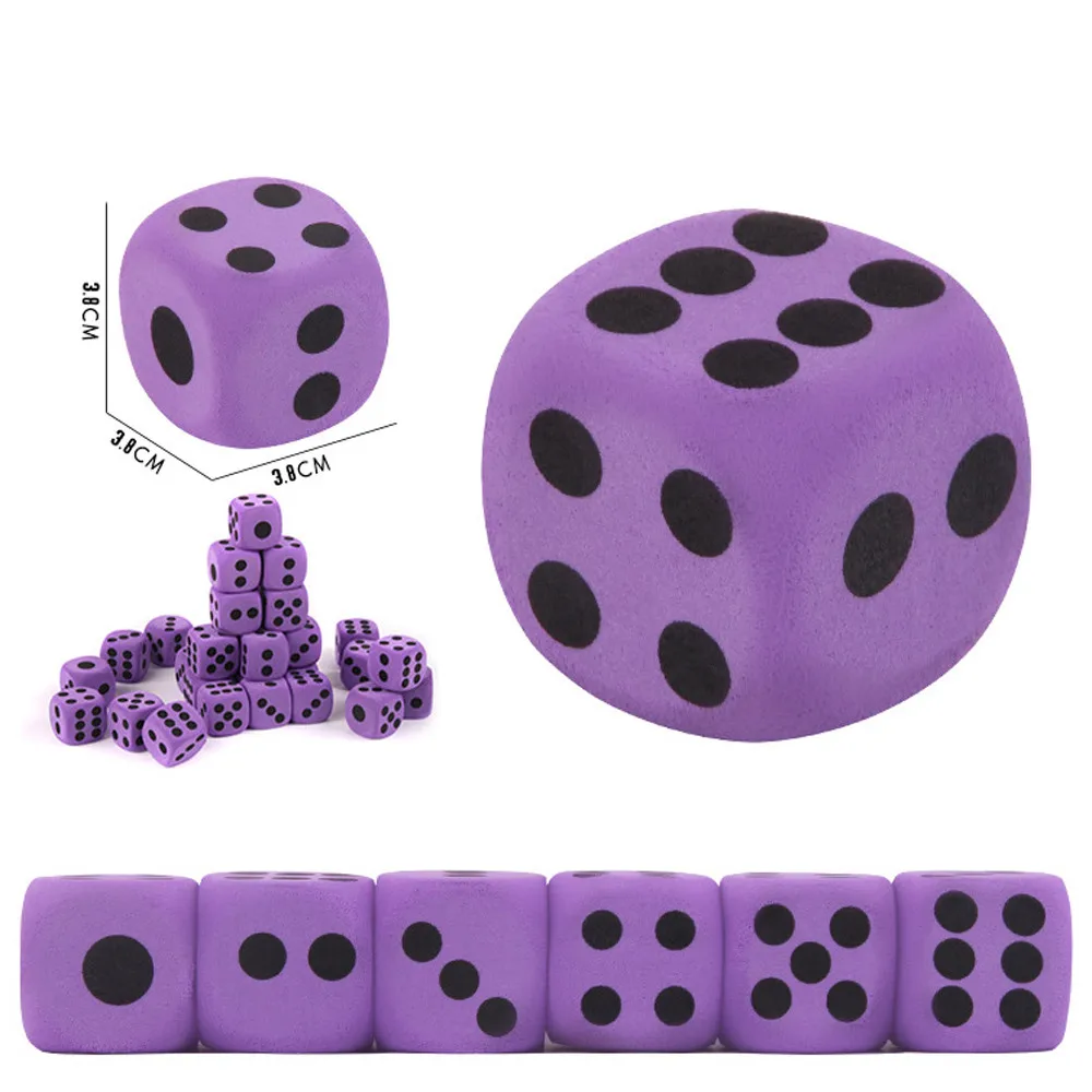 

Specialty Giant Eva Foam Playing Dice Block Party Toy Game Prize For Children Fun Board Games Gift Ideas For Kids Drop Shipping