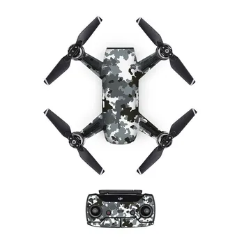 

27 Styles Camouflage Style PVC Decal Skin Sticker For DJI Spark Drone Body + Remote Controllers + 3 Battery Protective Cover