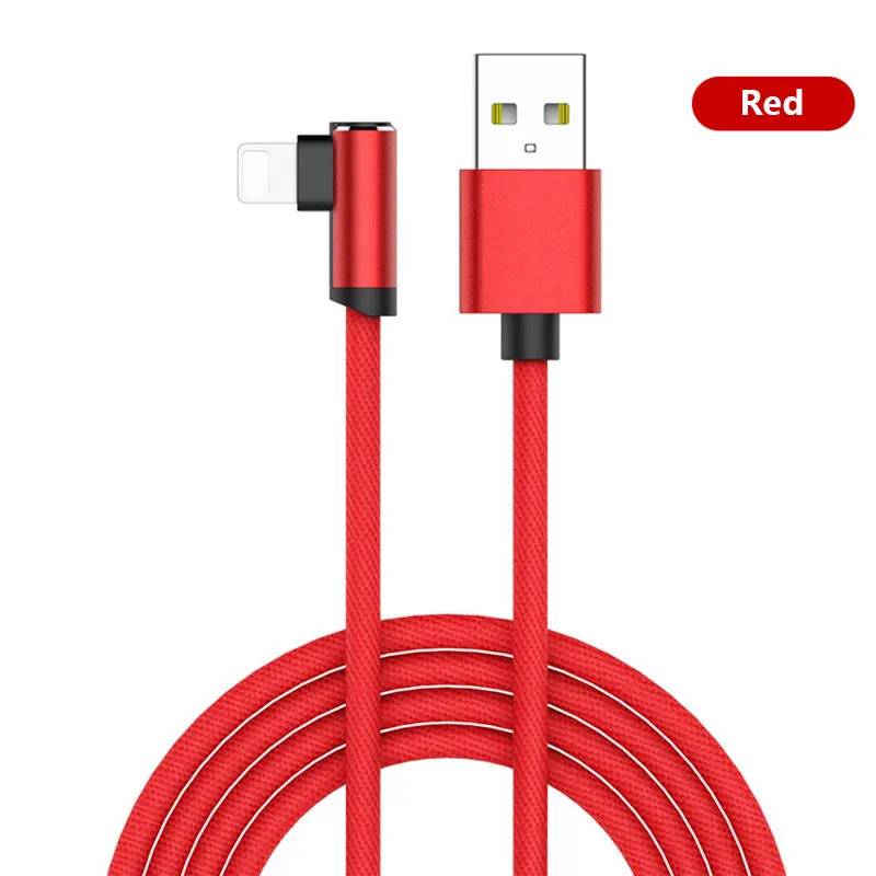 Кабель USB 2.4A быстрое зарядное устройство локоть 1,8 м кабели для iPhone 6 7 8 6s 7s Plus Ipde Mini 1 2 3 4 Iphonex Xs Max оборудование для зарядки