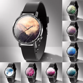 

Diy night print Watch Gift Album Customization Clock Photo Made LOGO Name Customized Men Watches Drop shipping 1 Piece Custom 34