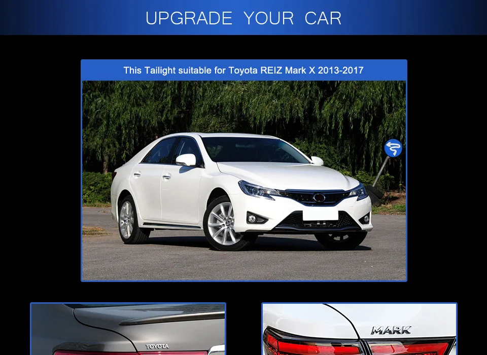 Автомобильный габаритный задний фонарь для Toyota eliz задние фонари 2013- Mark X Динамический указатель поворота светодиодный задний фонарь для Mark X