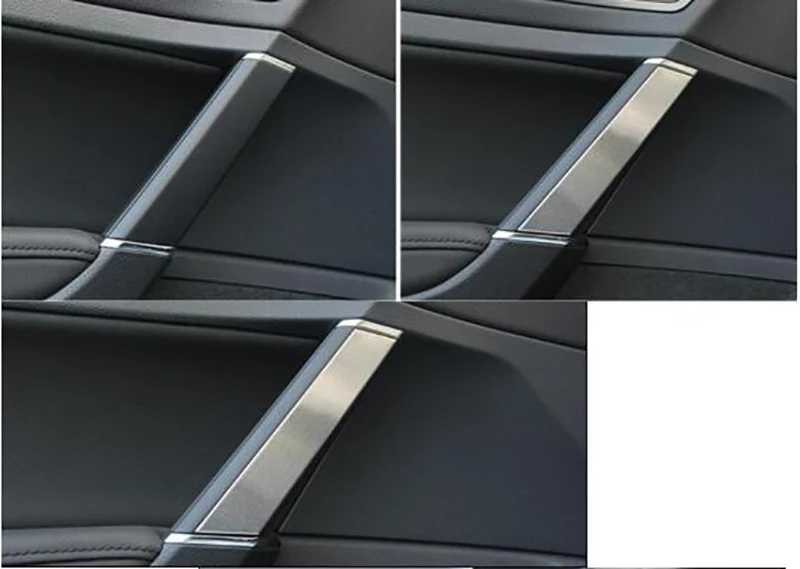 Подходит для VW 2013- для VW GOLF 7 хром Внутренняя крышка подлокотника 4 шт./компл. внутренняя дверная ручка отделки окна Внутренняя Рамка
