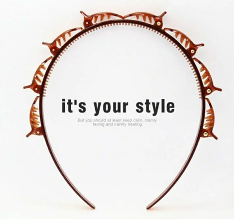 Double Bangs Hairstyle Hairpin Hair Accessories Layer Clip Headband Hairbands